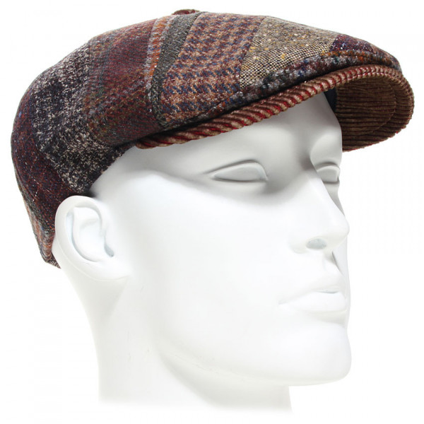 Casquette plate lin et coton marron - HERMAN - norris