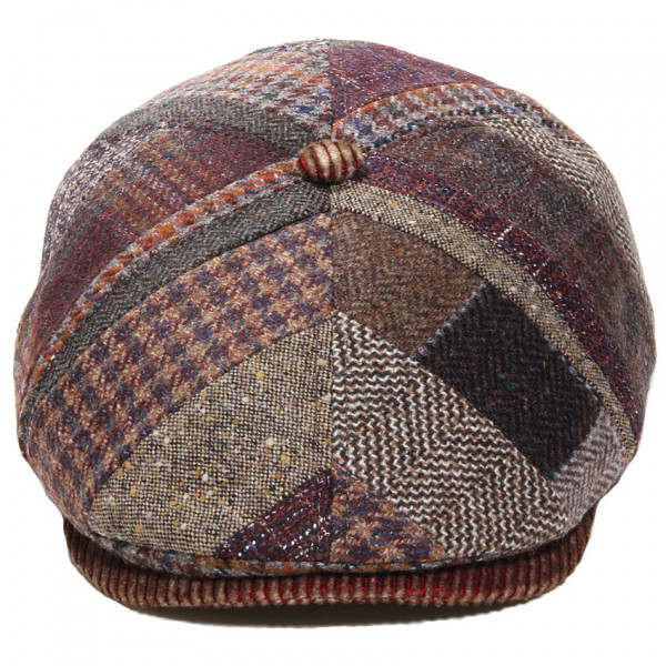 Casquette § panneaux patchwork marron M by Fléchet