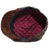 Casquette § panneaux patchwork marron M by Fléchet doublée polyester