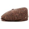 Casquette gavroche laine vierge bouclée marron M by Fléchet