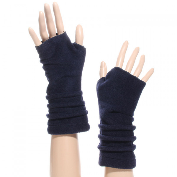 Gants Femme Polaire Stretch Marine –