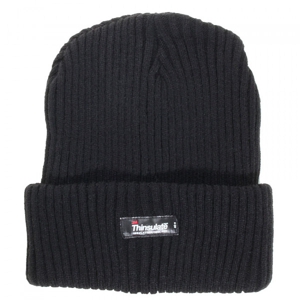 bonnet noir doublé polaire