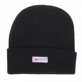 bonnet noir doublé polaire