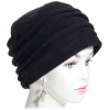 Béret en polaire pour femme coloris noir