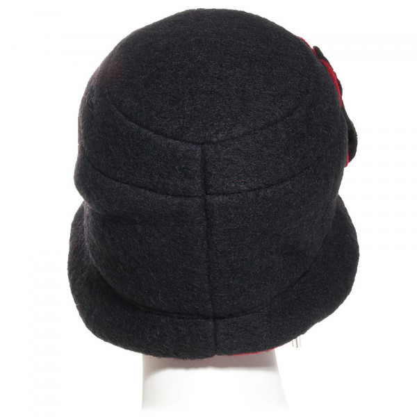 chapeau femme bord arrière rétréci