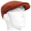 Casquette laine Harris Tweed coloris brique