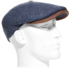 casquette laine vierge bleu jean