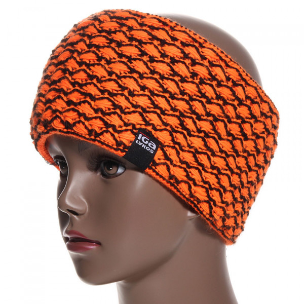 bandeau doublé polaire coloris orange