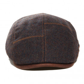 casquette laine vierge coloris kaki