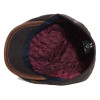 casquette laine vierge coloris kaki doublée polyester