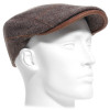 casquette hiver en laine vierge coloris marron