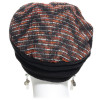 béret polaire waterproof orange et noir