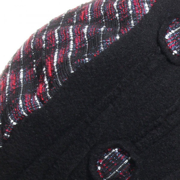 béret polaire imperméable avec calotte coloris fushia