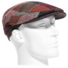 casquette plate laine vierge à carreaux