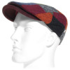 Casquette plate patchwork laine