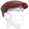 casquette laine vierge uni et carreaux