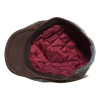 Casquette cuir et laine marron M by Fléchet