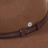 chapeau feutre 100% laine waterproof et ceinture cuir