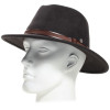 Chapeau feutre 100% laine coloris marron