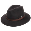 chapeau feutre marron waterproof et crushable