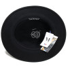 Chapeau feutre noir waterproof et crushable