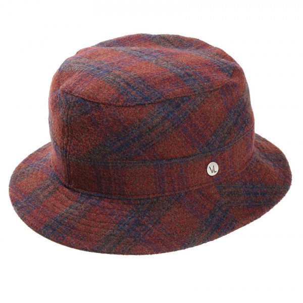 chapeau bob en laine et soie