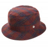 chapeau bob en laine et soie