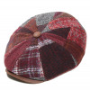 casquette patchwork rouge