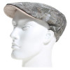 Casquette d'été en lin et coton imprimé
