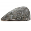 Casquette coton imprimé feuilles exotiques