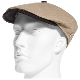 Casquette coton jeans beige