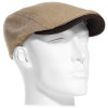 Casquette en coton canvas beige