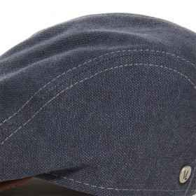 béret coton canvas bleu jeans
