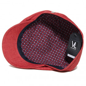 béret lin bordeaux