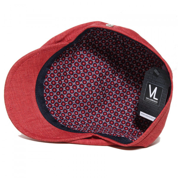 béret lin bordeaux