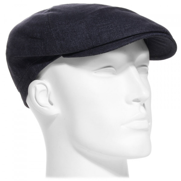 béret casquette lin noir