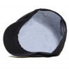 casquette béret lin noir
