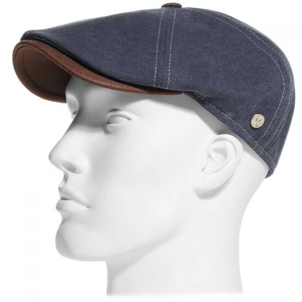 casquette coton jeans bleu océan