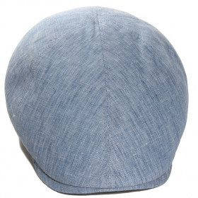 béret lin bleu jeans