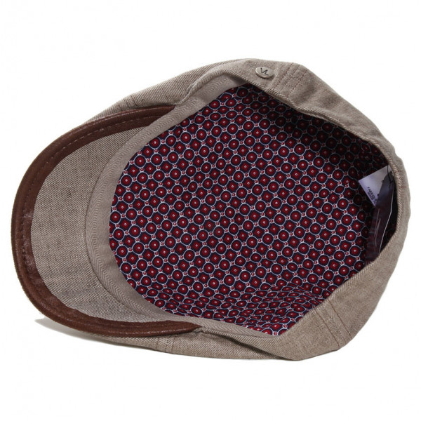 béret lin doublure fantaisie