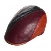casquette patchwork cuir