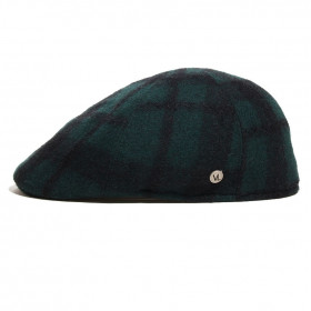 casquette tartan vert sapin
