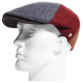 Béret laine patchwork