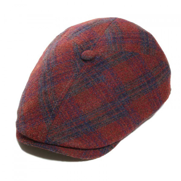 casquette 6 panels laine et soie