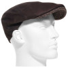 casquette broker cuir marron