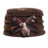 beret laine avec noeud papillon