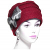 béret laine bordeaux