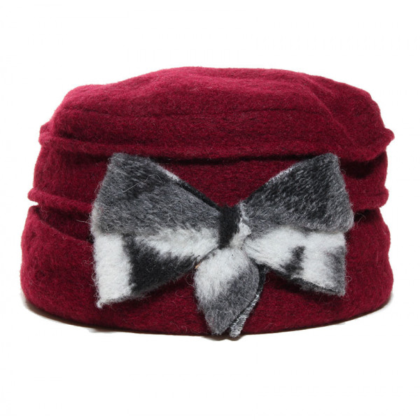 béret femme avec nœud papillon