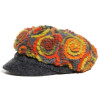 casquette gavroche multicolore