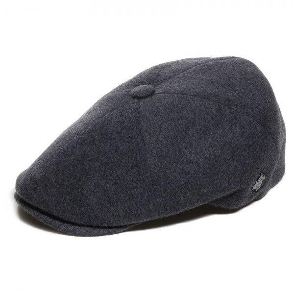 Casquette plate coton noir pour homme - HERMAN - Laredo